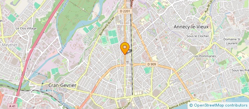 localisation de l'entreprise MONSIEUR TOM BECHIR AHMAT  ANNECY