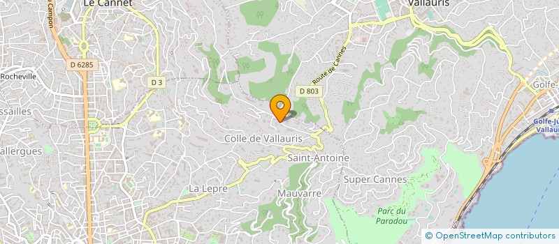 localisation de l'entreprise MONSIEUR TOM BECIGNEUL à CANNES
