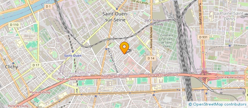 localisation de l'entreprise MONSIEUR TOM BEDNARCZYK à SAINT-OUEN-SUR-SEINE