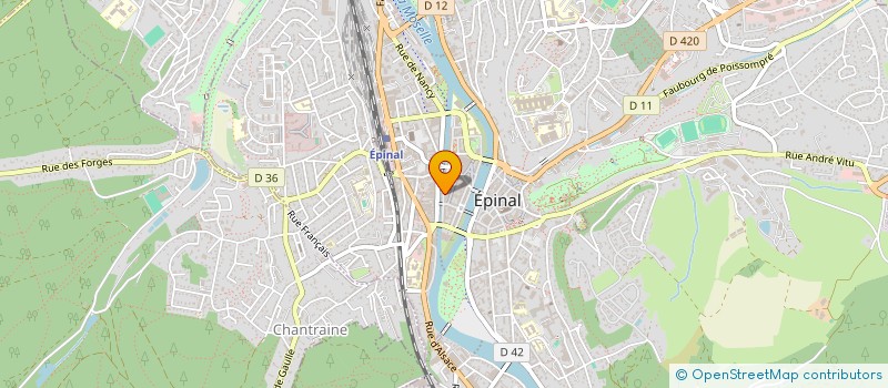 localisation de l'entreprise MONSIEUR TOM BELLANGER à EPINAL