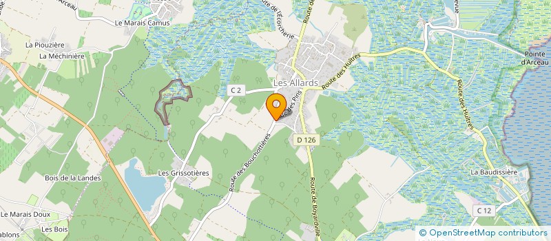 localisation de l'entreprise MONSIEUR TOM BELLEVERGUE  DOLUS-D'OLERON