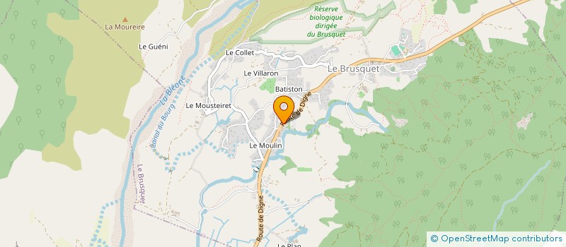 localisation de l'entreprise MONSIEUR TOM BENEDETTO  LE BRUSQUET