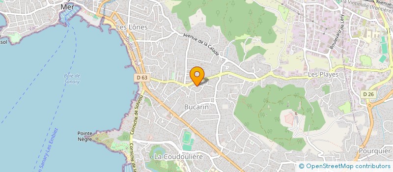 localisation de l'entreprise MONSIEUR TOM BENOIT à SIX-FOURS-LES-PLAGES