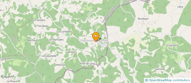 localisation de l'entreprise MONSIEUR TOM BERGERET-SACHSER  DAGLAN