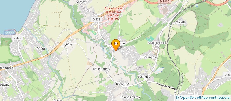 localisation de l'entreprise MONSIEUR TOM BERTEAUX  MARGENCEL