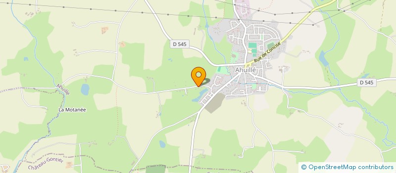 localisation de l'entreprise MONSIEUR TOM BERTHO  AHUILLE