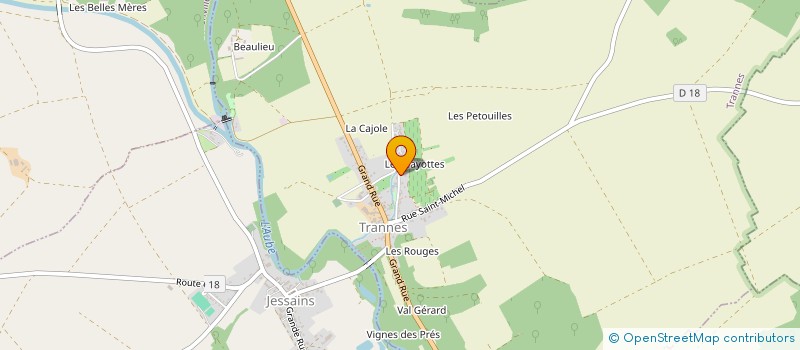 localisation de l'entreprise MONSIEUR TOM BERTHY  TRANNES