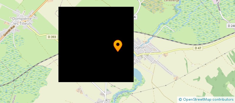 localisation de l'entreprise MONSIEUR TOM BERTRAND  LA RIVIERE-DRUGEON