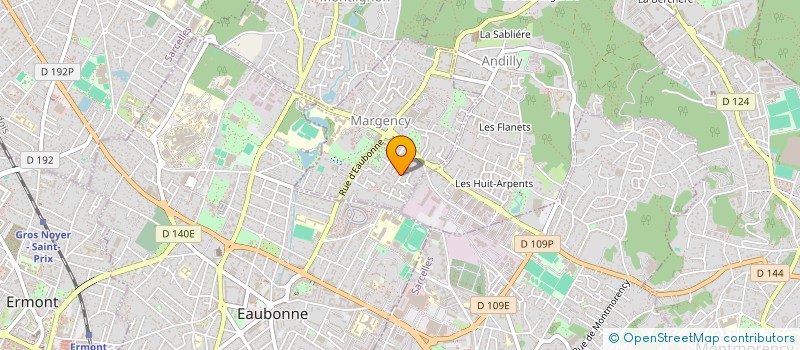 localisation de l'entreprise MONSIEUR TOM BETTY  MARGENCY