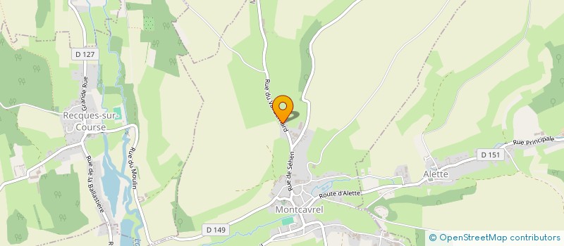 localisation de l'entreprise MONSIEUR TOM BINAULD  MONTCAVREL