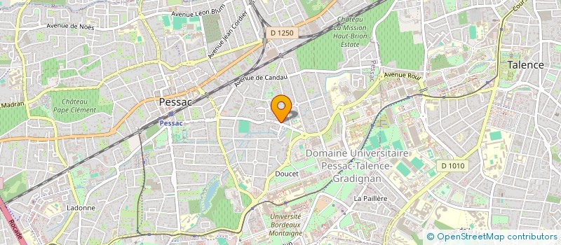 localisation de l'entreprise MONSIEUR TOM BLONDONNET à PESSAC