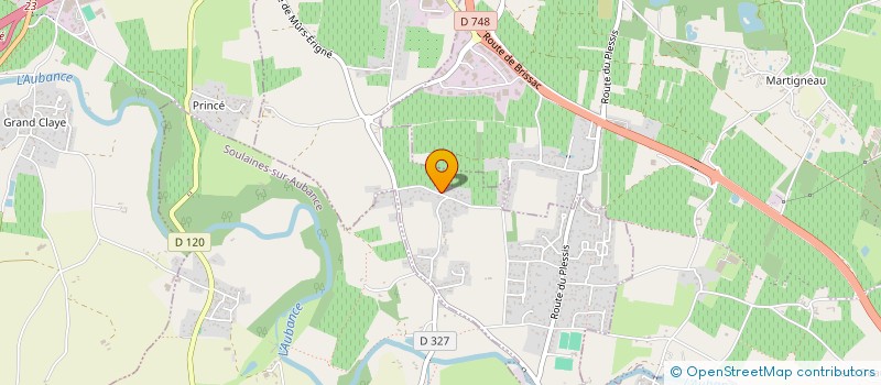 localisation de l'entreprise MONSIEUR TOM BOURDEAU  SAINT-MELAINE-SUR-AUBANCE