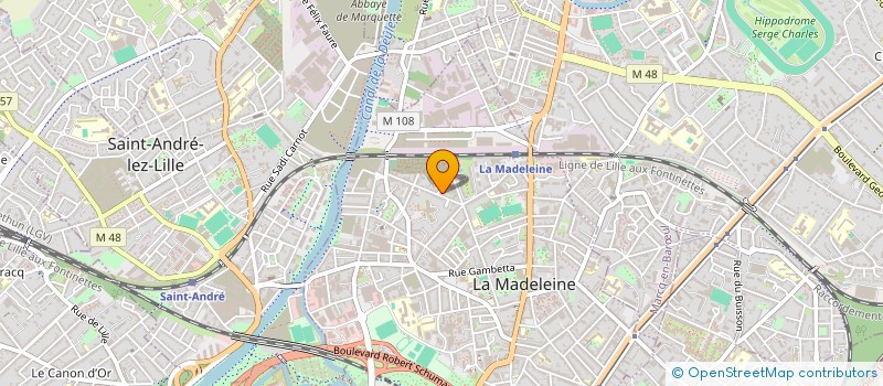 localisation de l'entreprise MONSIEUR TOM BOUSSALEM à LA MADELEINE