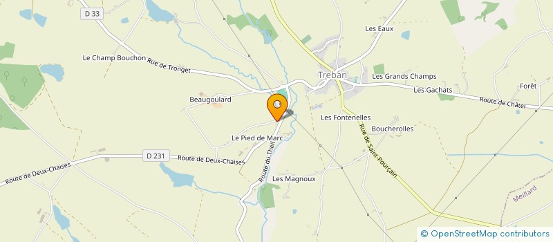 localisation de l'entreprise MONSIEUR TOM BOUTIER  TREBAN