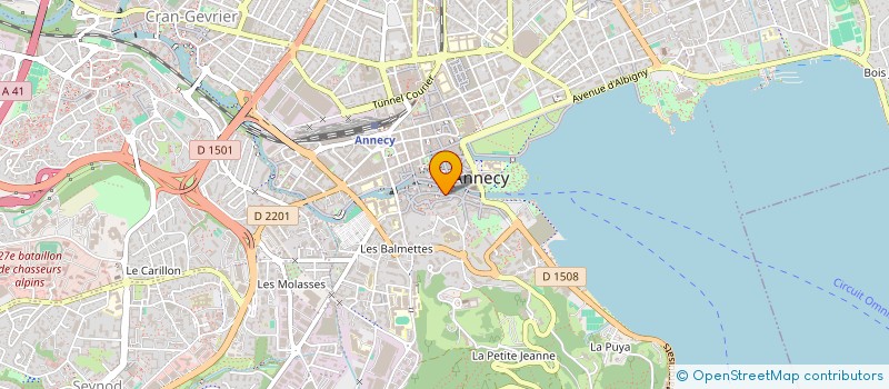 localisation de l'entreprise MONSIEUR TOM BOUVART à ANNECY
