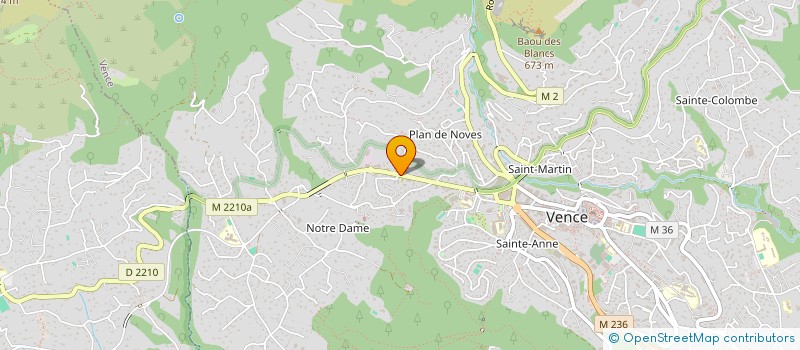 localisation de l'entreprise MONSIEUR TOM BRAGA  VENCE