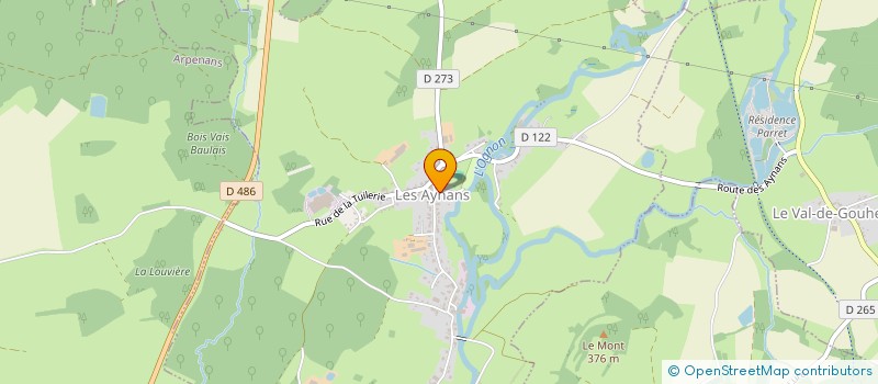 localisation de l'entreprise MONSIEUR TOM BRIGNOLI  LES AYNANS