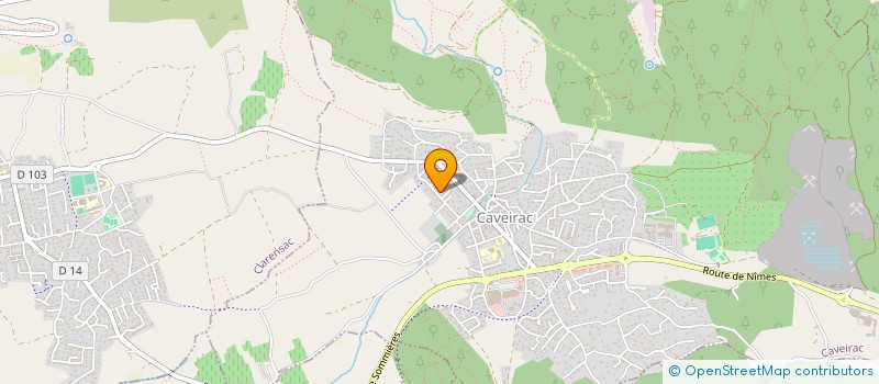 localisation de l'entreprise MONSIEUR TOM BROCHARD  CAVEIRAC