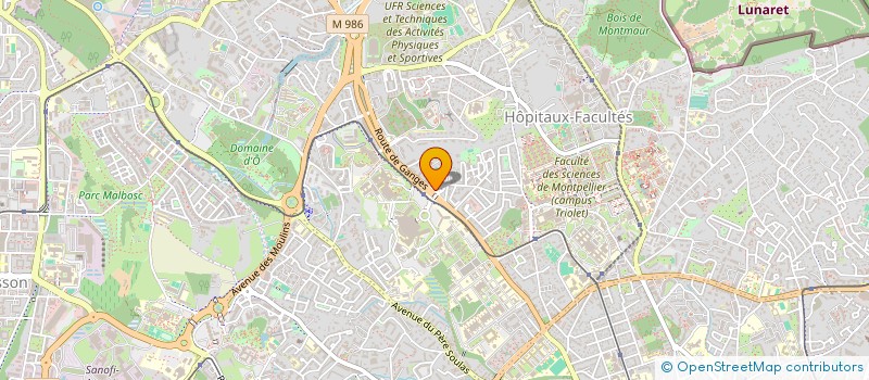 localisation de l'entreprise MONSIEUR TOM BRU  MONTPELLIER