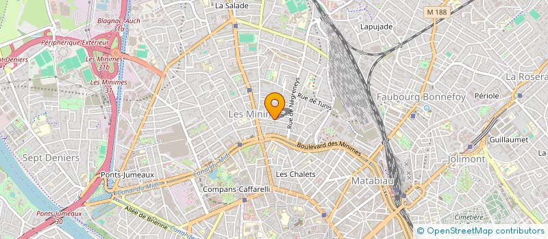localisation de l'entreprise MONSIEUR TOM CABROL à TOULOUSE