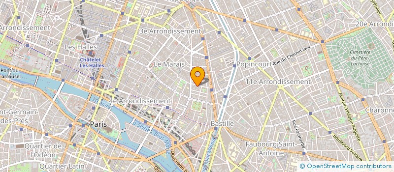 localisation de l'entreprise MONSIEUR TOM CADART  PARIS