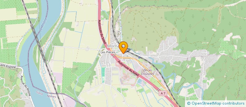 localisation de l'entreprise MONSIEUR TOM CAILLOL  MORNAS