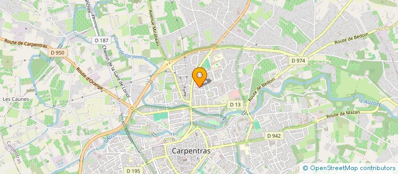 localisation de l'entreprise MONSIEUR TOM CALZAVARA à CARPENTRAS