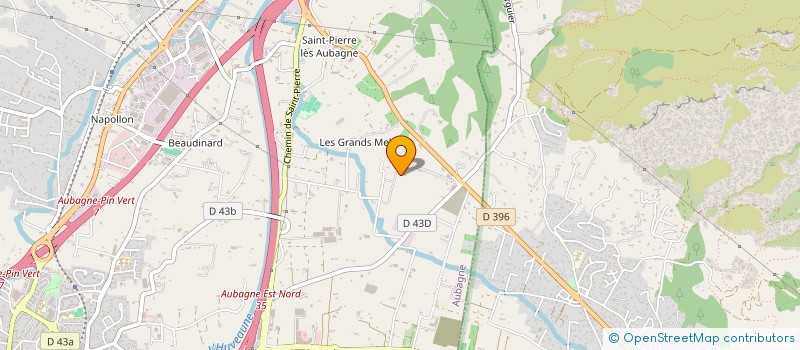 localisation de l'entreprise MONSIEUR TOM CAMMAS  AUBAGNE