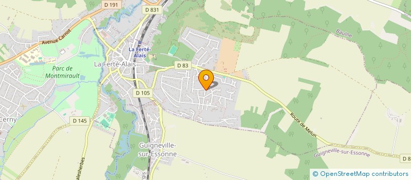 localisation de l'entreprise MONSIEUR TOM CAMUS  LA FERTE-ALAIS