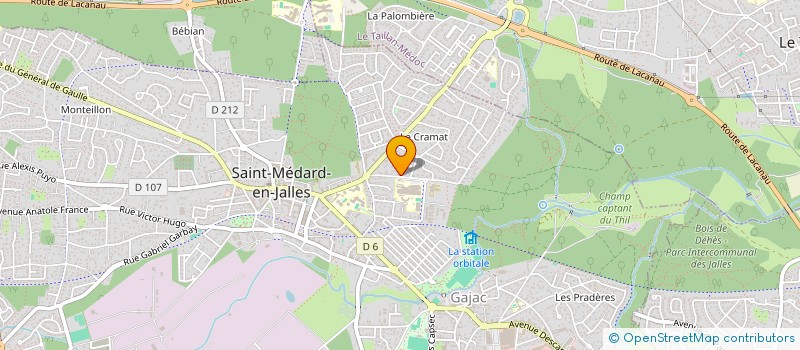 localisation de l'entreprise MONSIEUR TOM CAMY-SARTHY à SAINT-MEDARD-EN-JALLES
