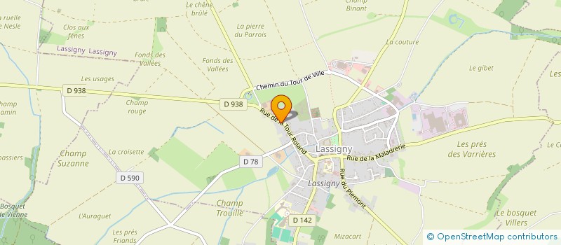 localisation de l'entreprise MONSIEUR TOM CARPENTIER  LASSIGNY