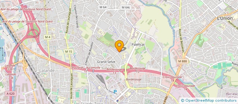 localisation de l'entreprise MONSIEUR TOM CARPENTIER-DESCOUS  TOULOUSE