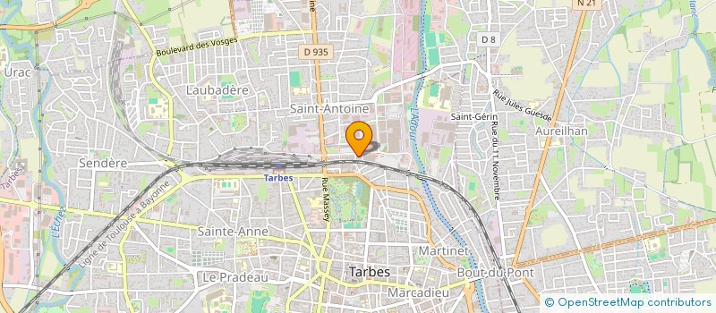 localisation de l'entreprise MONSIEUR TOM CASTANIE  BARBAZAN-DEBAT