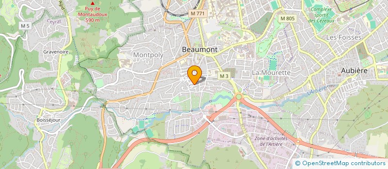 localisation de l'entreprise MONSIEUR TOM CELLIER à CUSSET