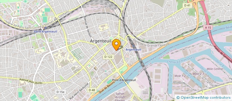 localisation de l'entreprise MONSIEUR TOM CHAILLIE  ARGENTEUIL