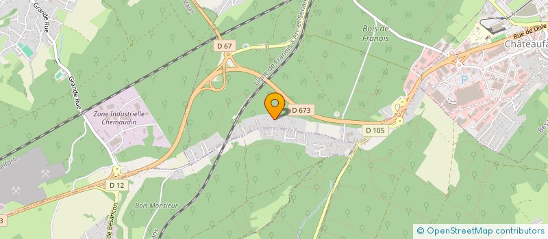 localisation de l'entreprise MONSIEUR TOM CHANEY  FRANOIS