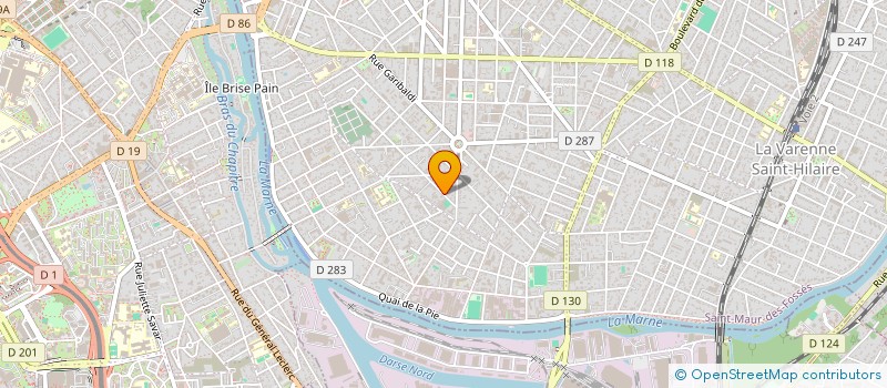 localisation de l'entreprise MONSIEUR TOM CHAPUT  ST MAUR DES FOSSES