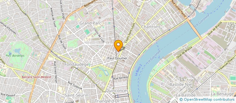 localisation de l'entreprise MONSIEUR TOM CHATELAIN  BORDEAUX