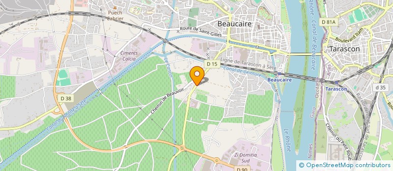 localisation de l'entreprise MONSIEUR TOM CHAUDON  BEAUCAIRE