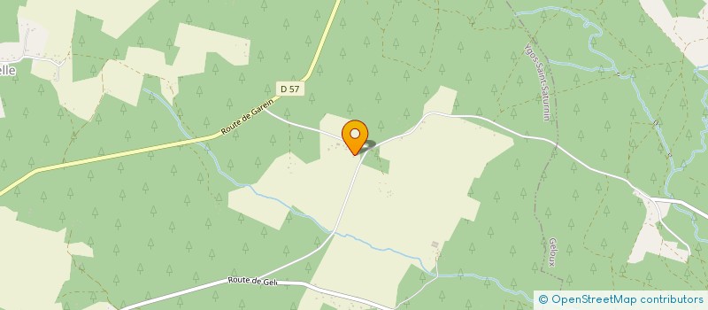 localisation de l'entreprise MONSIEUR TOM CHAUMELLE  YGOS-SAINT-SATURNIN