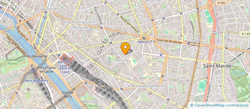 localisation de l'entreprise MONSIEUR TOM CHOLOT  PARIS