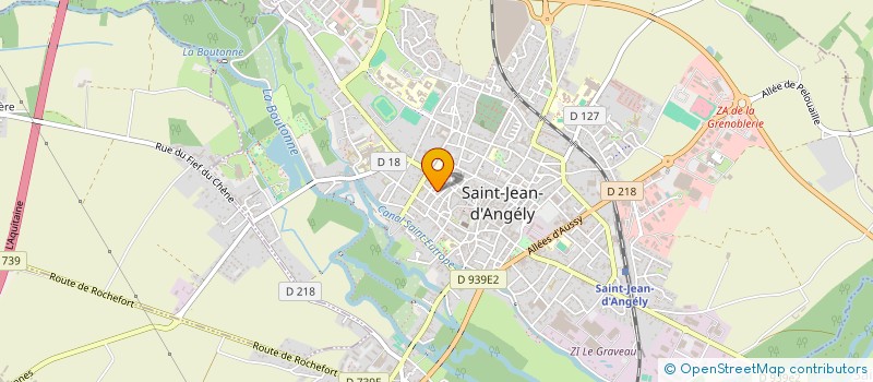 localisation de l'entreprise MONSIEUR TOM COLACO  SAINT-JEAN-D'ANGELY