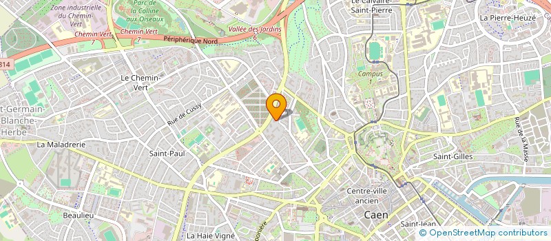 localisation de l'entreprise MONSIEUR TOM COLLIN à CAEN