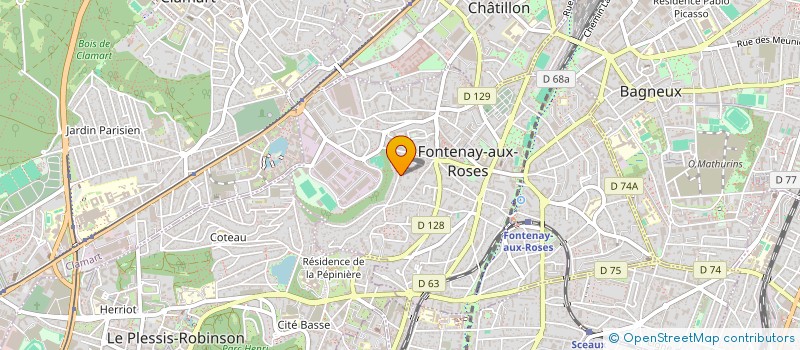 localisation de l'entreprise MONSIEUR TOM CONNERY  FONTENAY-AUX-ROSES