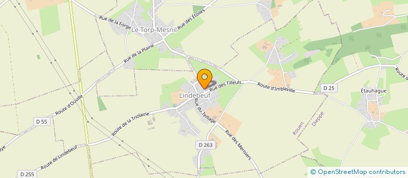 localisation de l'entreprise MONSIEUR TOM CORDIER  LINDEBEUF