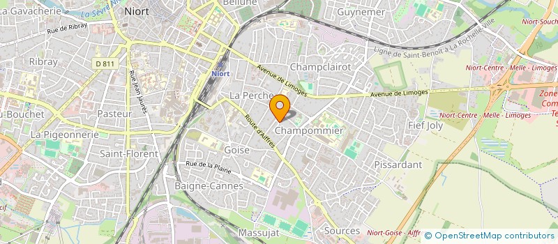 localisation de l'entreprise MONSIEUR TOM COTILLEAU  NIORT