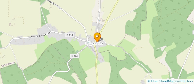 localisation de l'entreprise MONSIEUR TOM COURSELLE  LE TRONQUAY