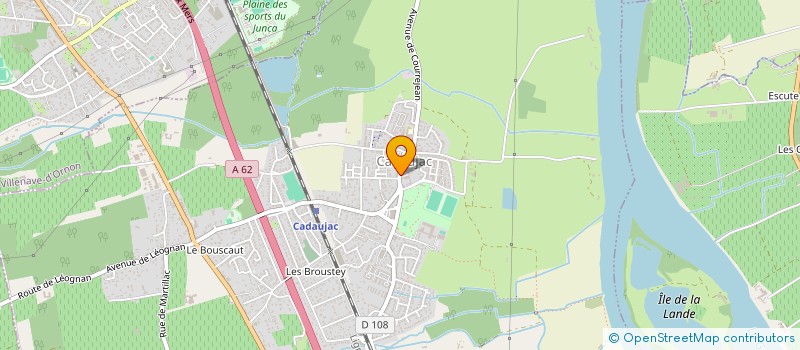 localisation de l'entreprise MONSIEUR TOM COUSOT--CUXAC  CADAUJAC