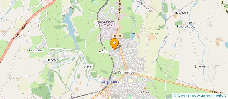 localisation de l'entreprise MONSIEUR TOM CRANSAC  LUC-LA-PRIMAUBE