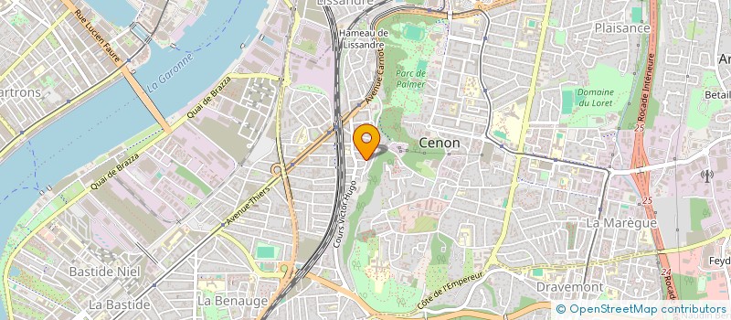 localisation de l'entreprise MONSIEUR TOM DA ROCHA  CENON